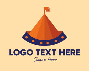 Festival - Circus Tent Carnival logo design