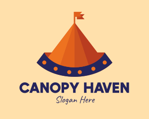 Canopy - Circus Tent Carnival logo design