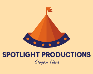 Show - Circus Tent Carnival logo design