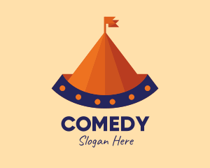 Circus Tent Carnival logo design