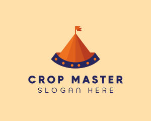 Circus Tent Carnival logo design