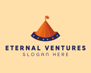 Circus Tent Carnival logo design