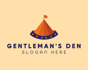 Circus Tent Carnival logo design