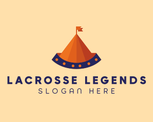 Circus Tent Carnival logo design