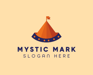 Circus Tent Carnival logo design