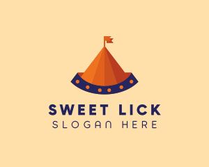 Circus Tent Carnival logo design