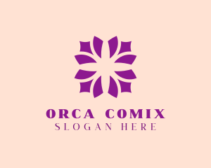Symbol - Purple Flower Pattern logo design