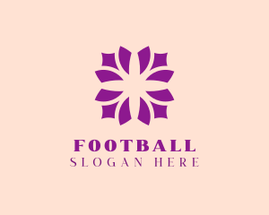 Marketing - Purple Flower Pattern logo design