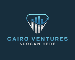 Graph Investment Statistics  logo design