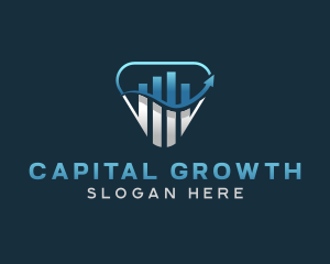 Graph Investment Statistics  logo design