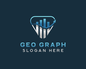 Graph Investment Statistics  logo design