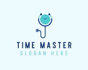 Doctor Consultation Time  logo design