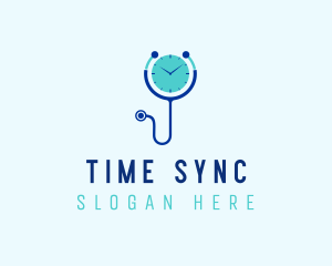 Doctor Consultation Time  logo design