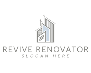 Renovator - Architect Property Building logo design