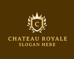 Royal Shield Hotel logo design