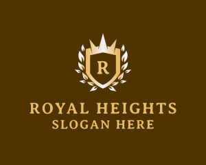 Royal Shield Hotel logo design