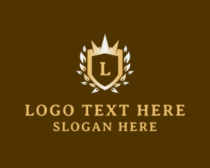 Lettermark - Royal Shield Hotel logo design