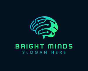 Science - Smart Brain Technology logo design