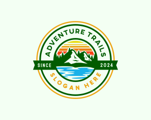 Mountain Lake Nature logo design