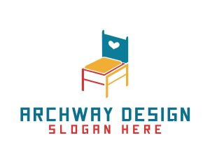 Colorful Chair Design logo design