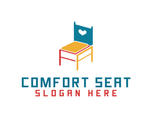 Stool - Colorful Chair Design logo design