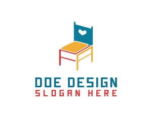 Colorful Chair Design logo design