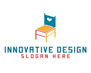 Colorful Chair Design logo design