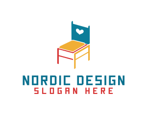 Colorful Chair Design logo design