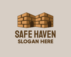 Brick House Contractor logo design