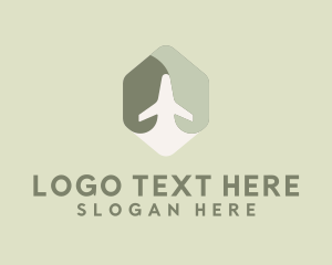 Plane - Air Freight Plane logo design