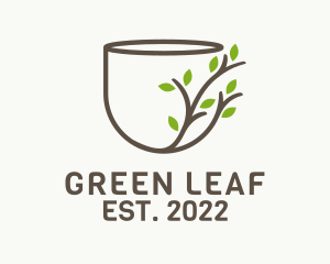 Vegan - Healthy Vegan Tea logo design