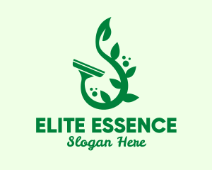 Cleaning Equipment - Natural Vine Squeegee logo design