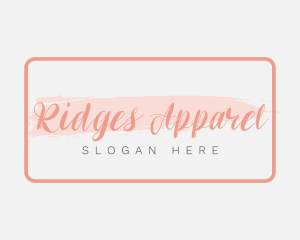 Feminine Apparel Business logo design