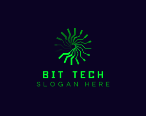 Motion Clock Tech logo design