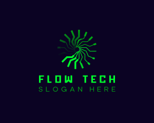 Motion Clock Tech logo design