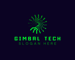 Motion Clock Tech logo design