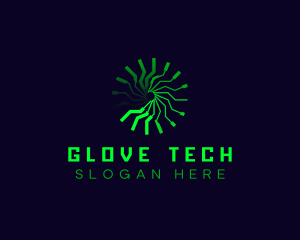 Motion Clock Tech logo design