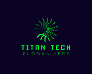 Motion Clock Tech logo design