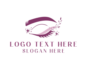 Eyelash - Brow Beauty Eyelash logo design