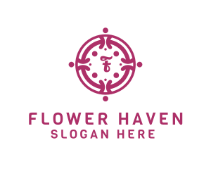 Generic Flower Wreath logo design