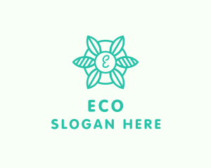 Floral - Organic Leaf Lantern logo design