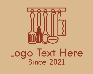 Slow Cooker - Kitchen Cooking Utensils logo design