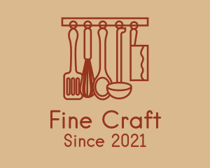 Kitchen Cooking Utensils logo design