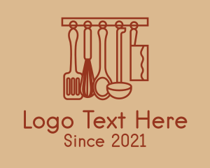 Cook - Kitchen Cooking Utensils logo design