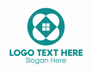 Shape - Teal Window Shapes logo design