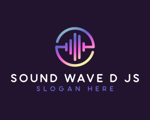 Audio Sound Wave logo design