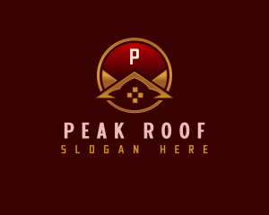 Renovation Roof Construction logo design