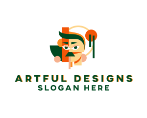 Creative Man Paint logo design