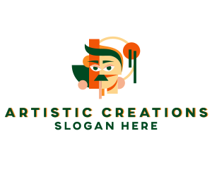 Creative Man Paint logo design