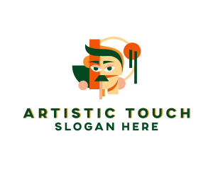 Creative Man Paint logo design